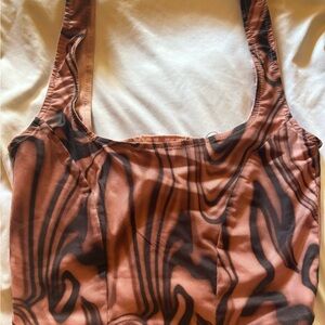 Windsor Marble Corset Tanktop